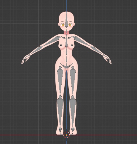 Anime 3D Base Body Model SFW ( Safe For Work )