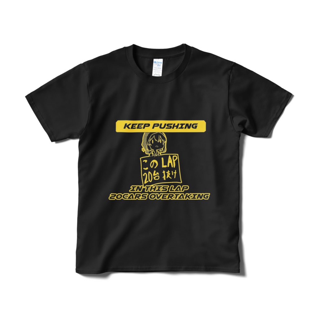 このLAP20台抜けTシャツ