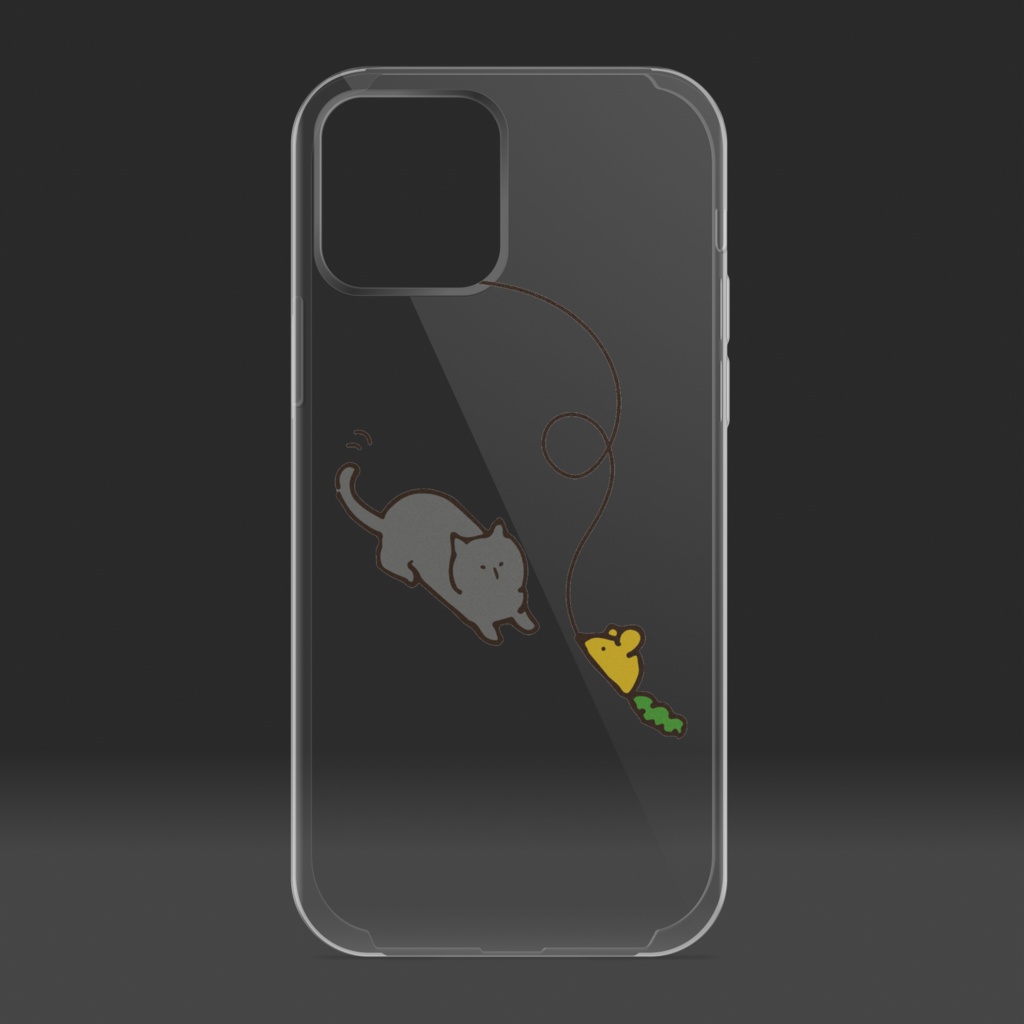 クリアiPhoneケース(ノンちゃん)