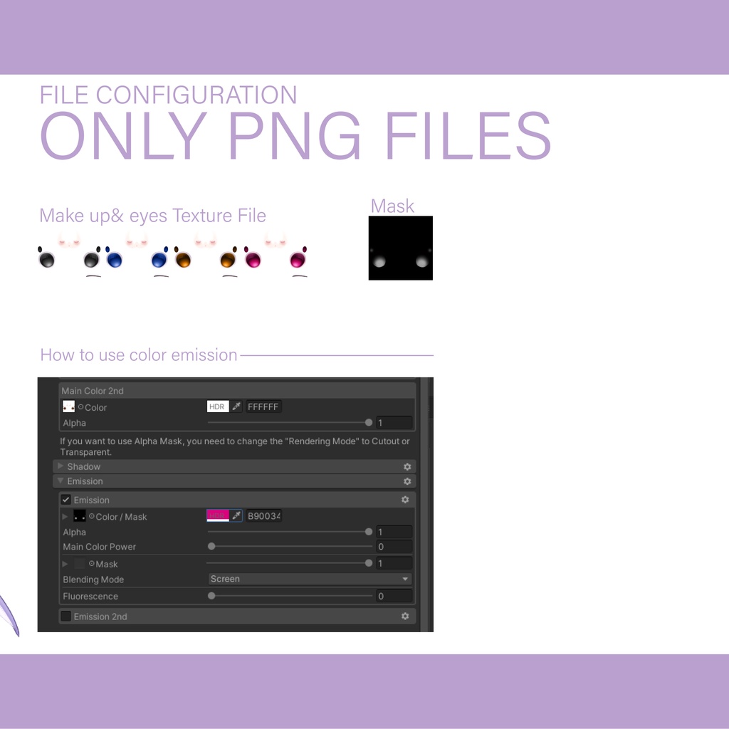 AIRI makeup& eyes texture ♡Free♡