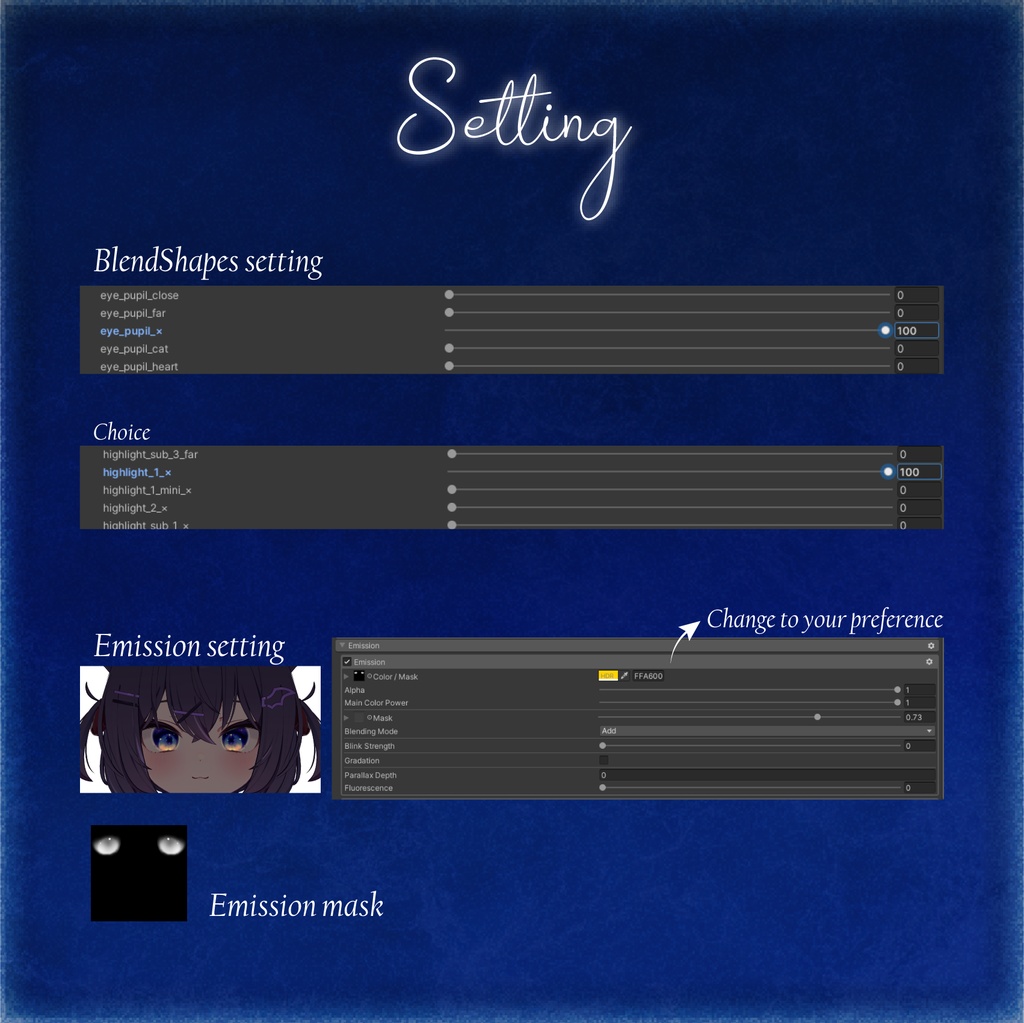 Chocolat EyeTexture ♡Free♡