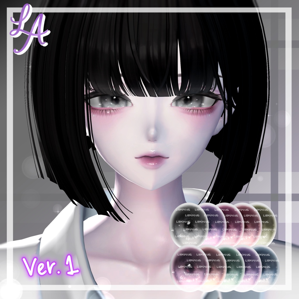 【 森羅 / Shinra】 Luminous Dreamy Eyes&Makeup+Blendshape