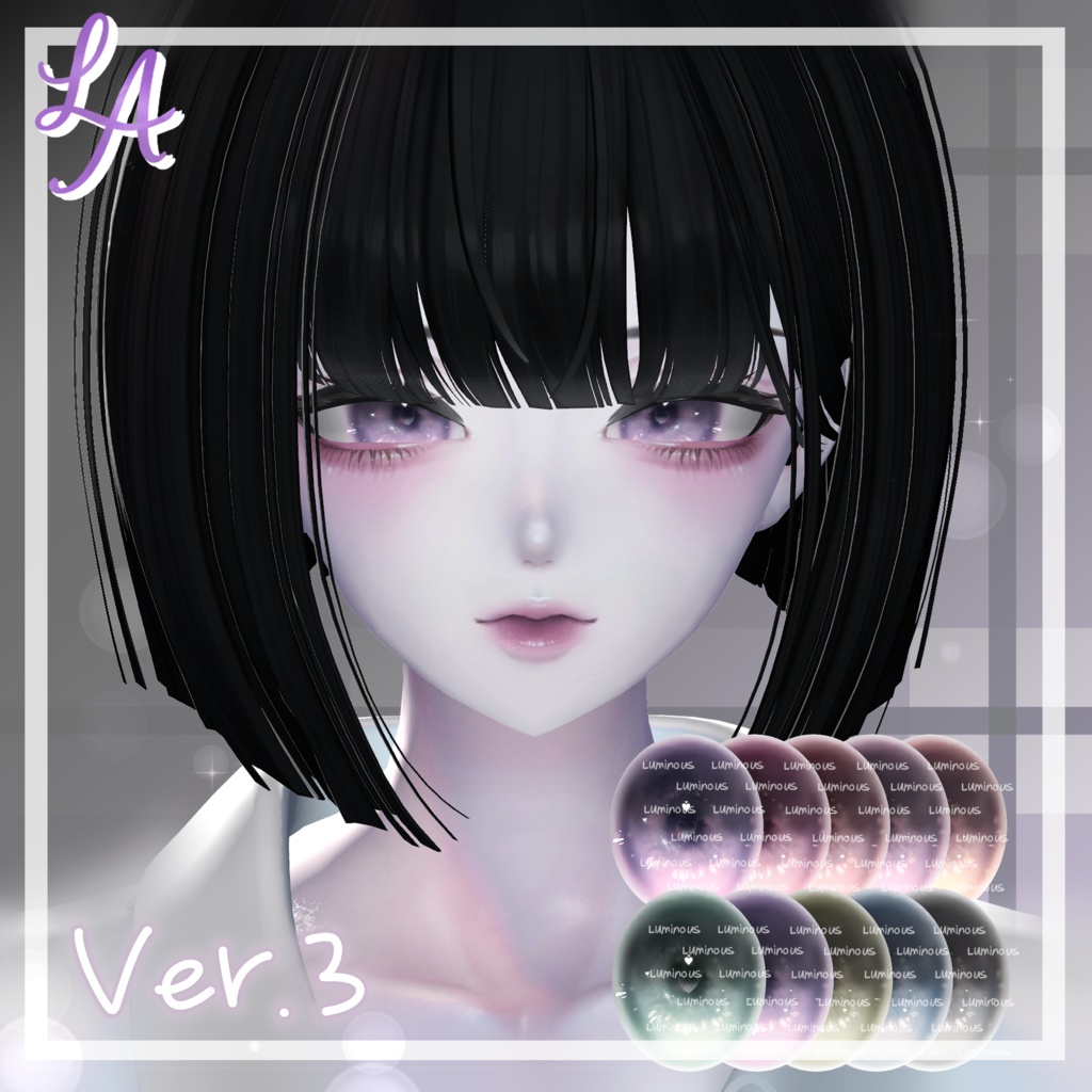 【 森羅 / Shinra】 Luminous Dreamy Eyes&Makeup+Blendshape