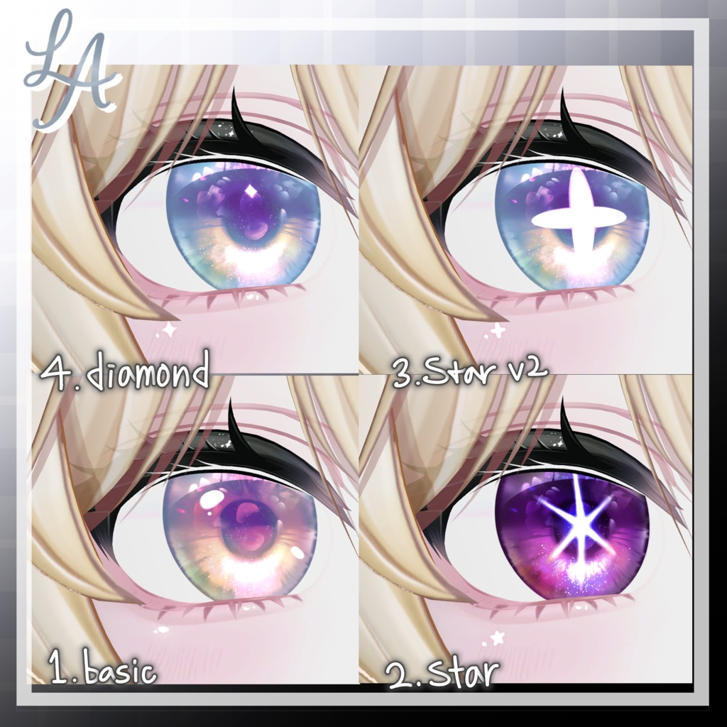 【 まよ / Mayo 】 Luminous Star Eyes&Makeup