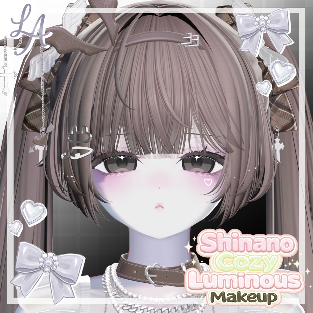 【SAIE / しなの / shinano】 Luminous Cozy - Eye Texture & Makeup+Blendshape