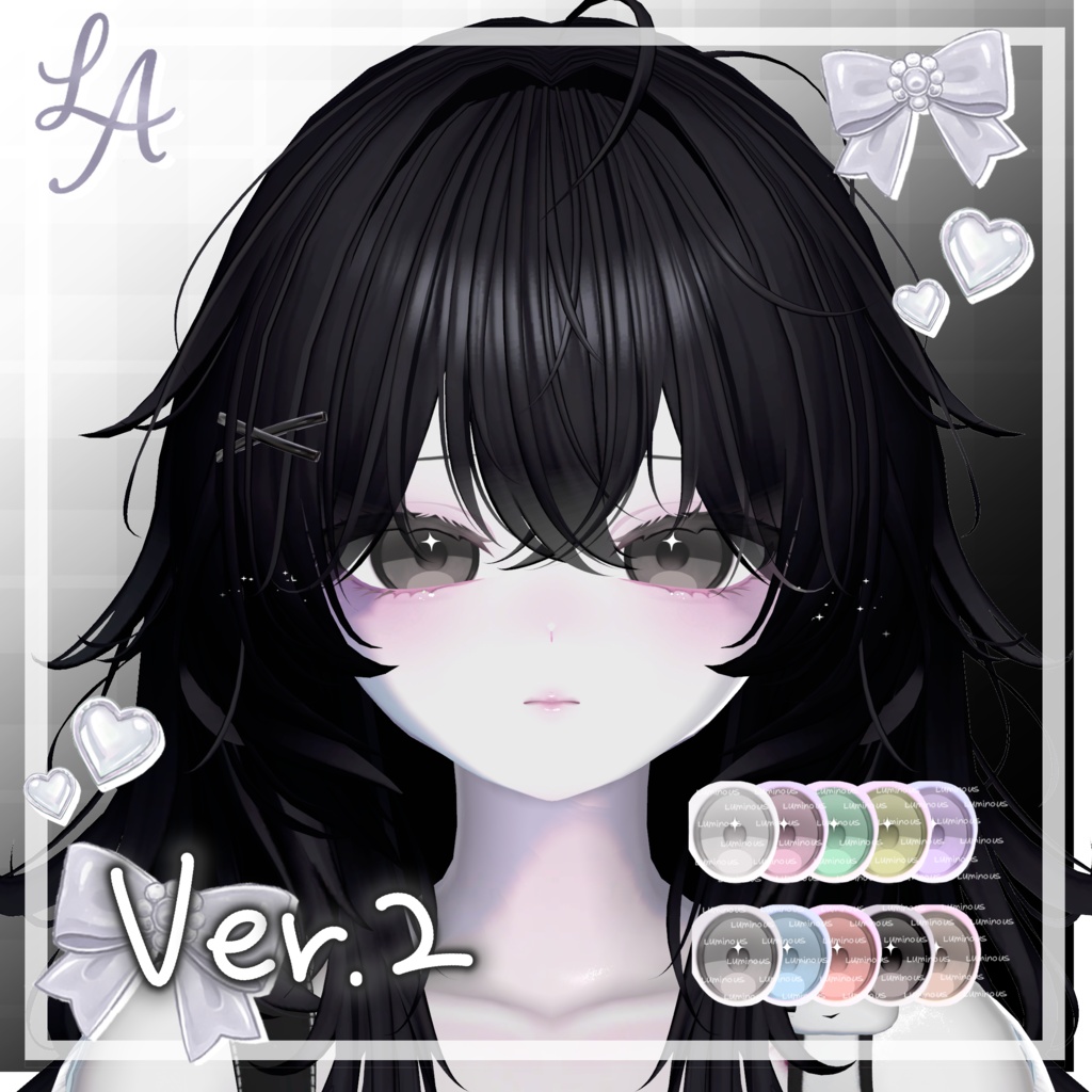 【SAIE / しなの / shinano】 Luminous Cozy - Eye Texture & Makeup+Blendshape
