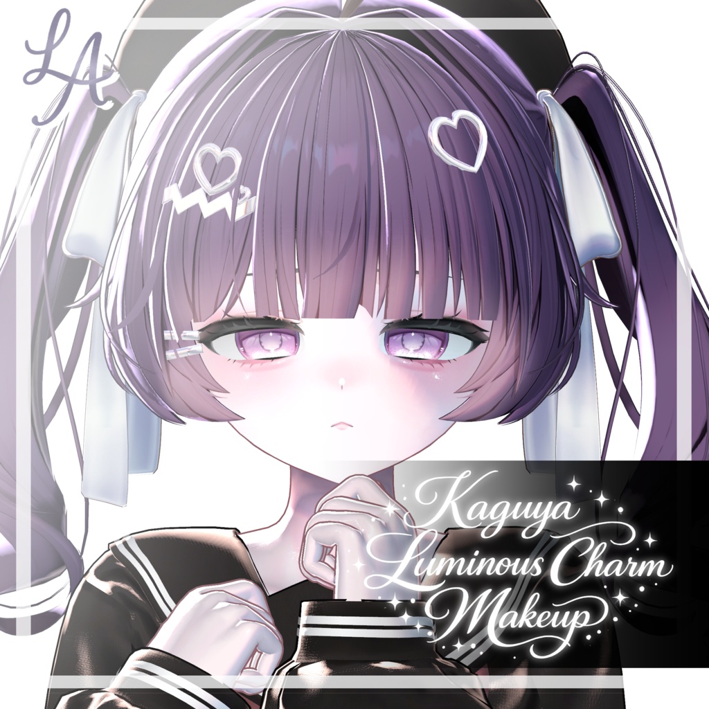 【SAIE / かぐや / Kaguya】 Luminous Charm - Eye Texture & Makeup+Blendshape