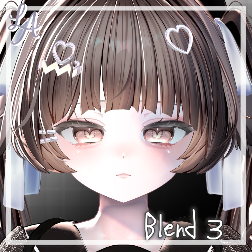【SAIE / かぐや / Kaguya】 Luminous Charm - Eye Texture & Makeup+Blendshape