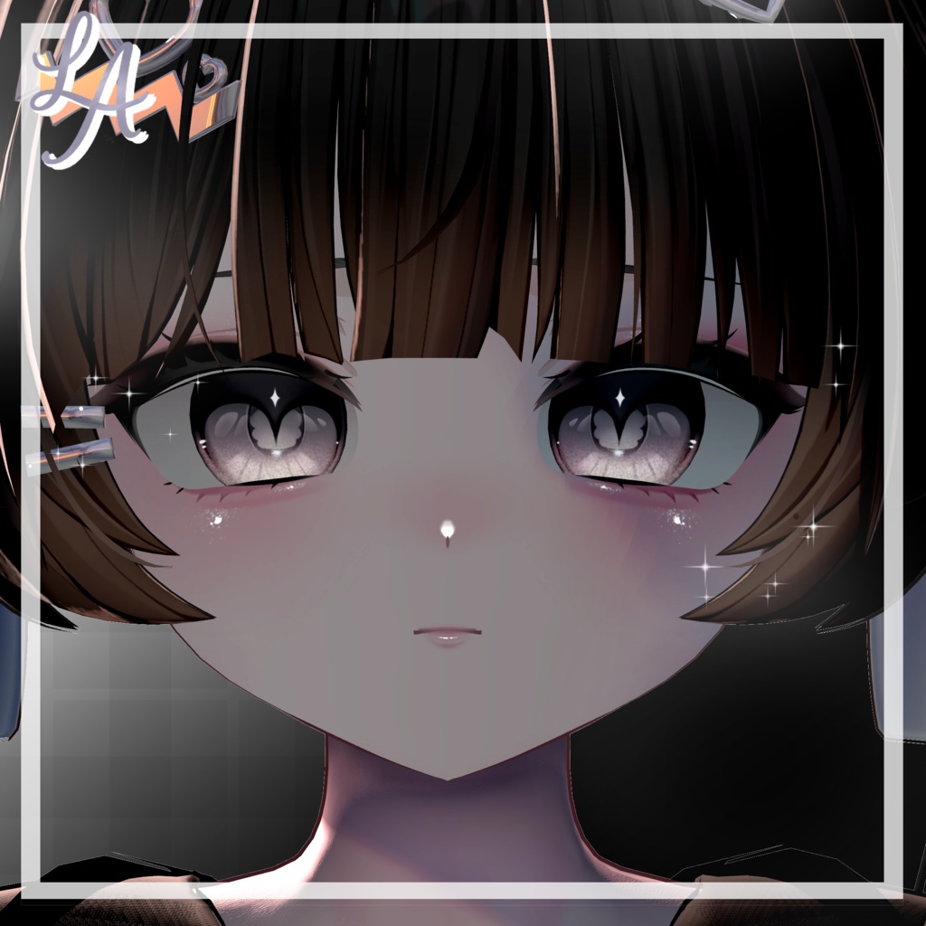 【SAIE / かぐや / Kaguya】 Luminous Charm - Eye Texture & Makeup+Blendshape