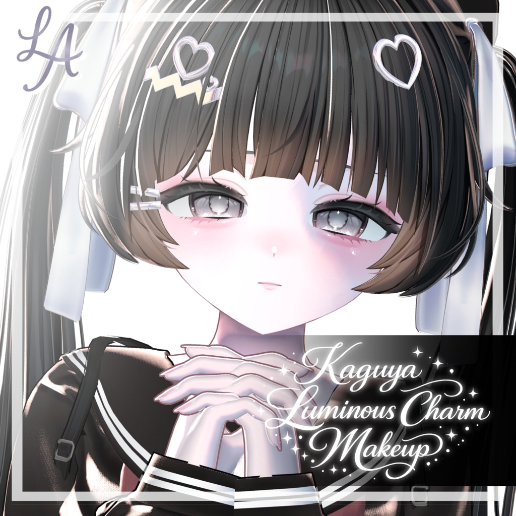 【SAIE / かぐや / Kaguya】 Luminous Charm - Eye Texture & Makeup+Blendshape