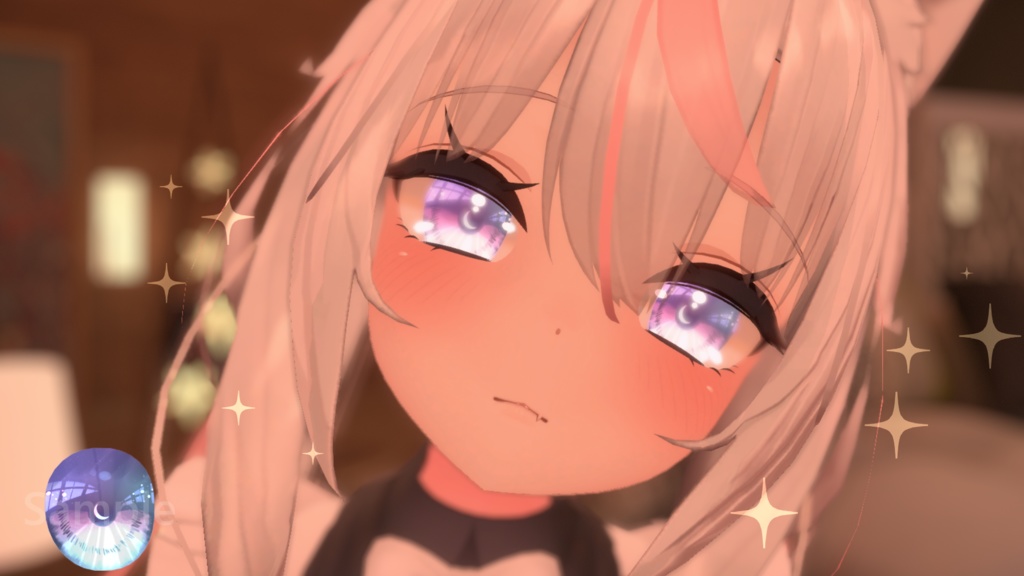 「舞夜専用」瞳&ネイルテクスチャ-Moon-