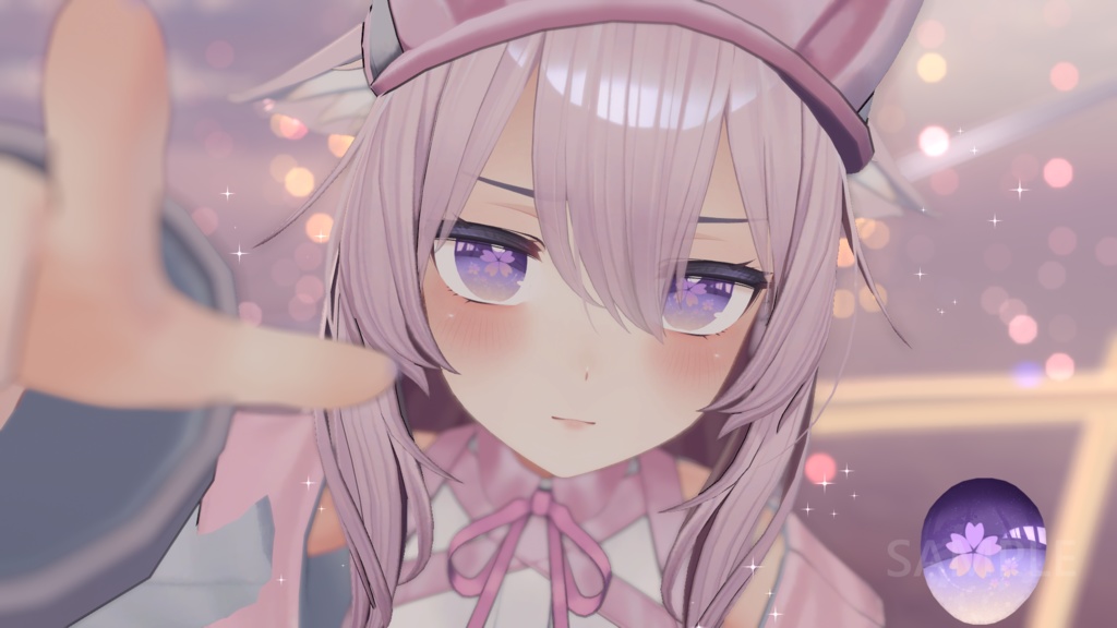 「桔梗専用」瞳&ネイルテクスチャ-Sakura-