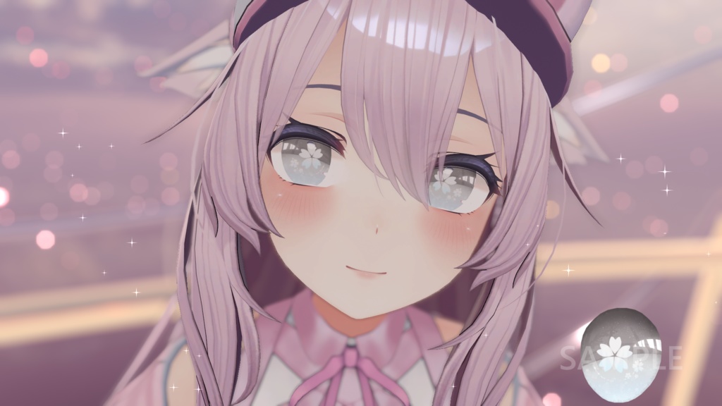 「桔梗専用」瞳&ネイルテクスチャ-Sakura-