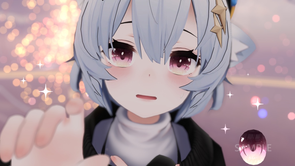 「アッシュ専用」瞳&メイクテクスチャ