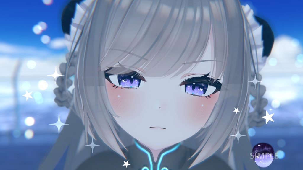 「リーファ専用」瞳&ネイルテクスチャ-Sea-