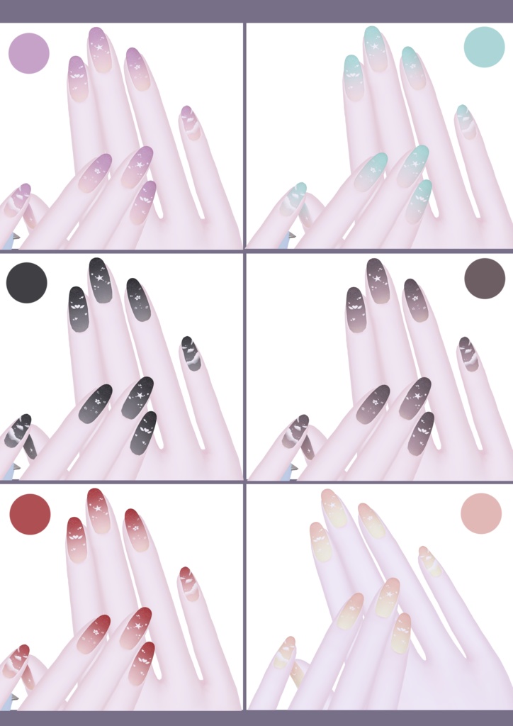 「瑞希専用」瞳&ネイルテクスチャ