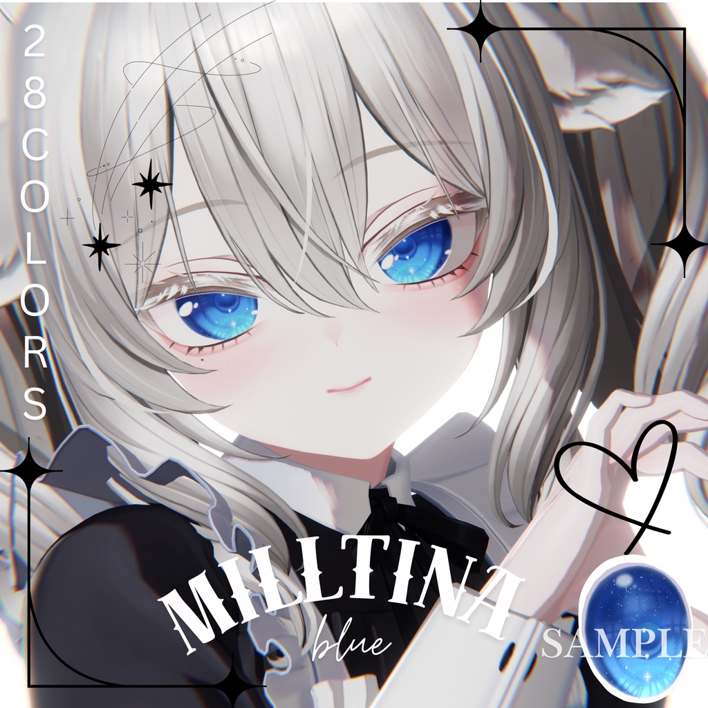 瞳28色「ミルティナ/ショコラ/愛莉/マヌカ/シフォン/しお/しなの/イチゴ/ミルフィ/りりか」-Sparkle-