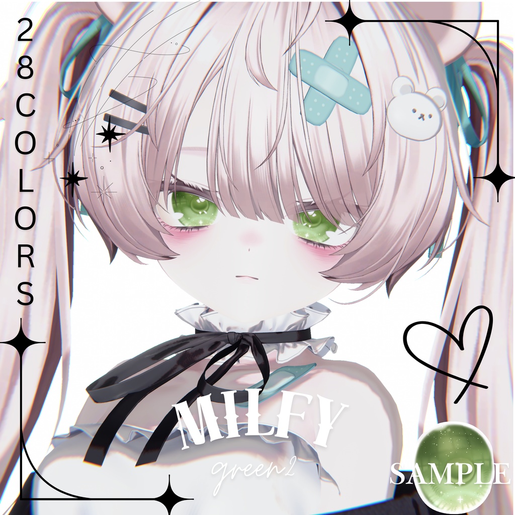 瞳28色「ミルティナ/ショコラ/愛莉/マヌカ/シフォン/しお/しなの/イチゴ/ミルフィ/りりか」-Sparkle-