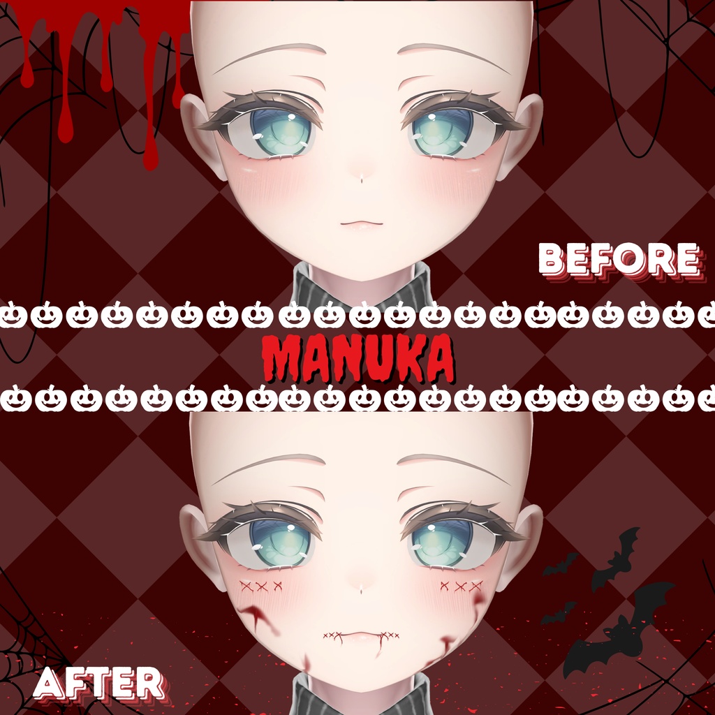🎃ハロウィンメイク🎃Bloody「 8アバター対応」