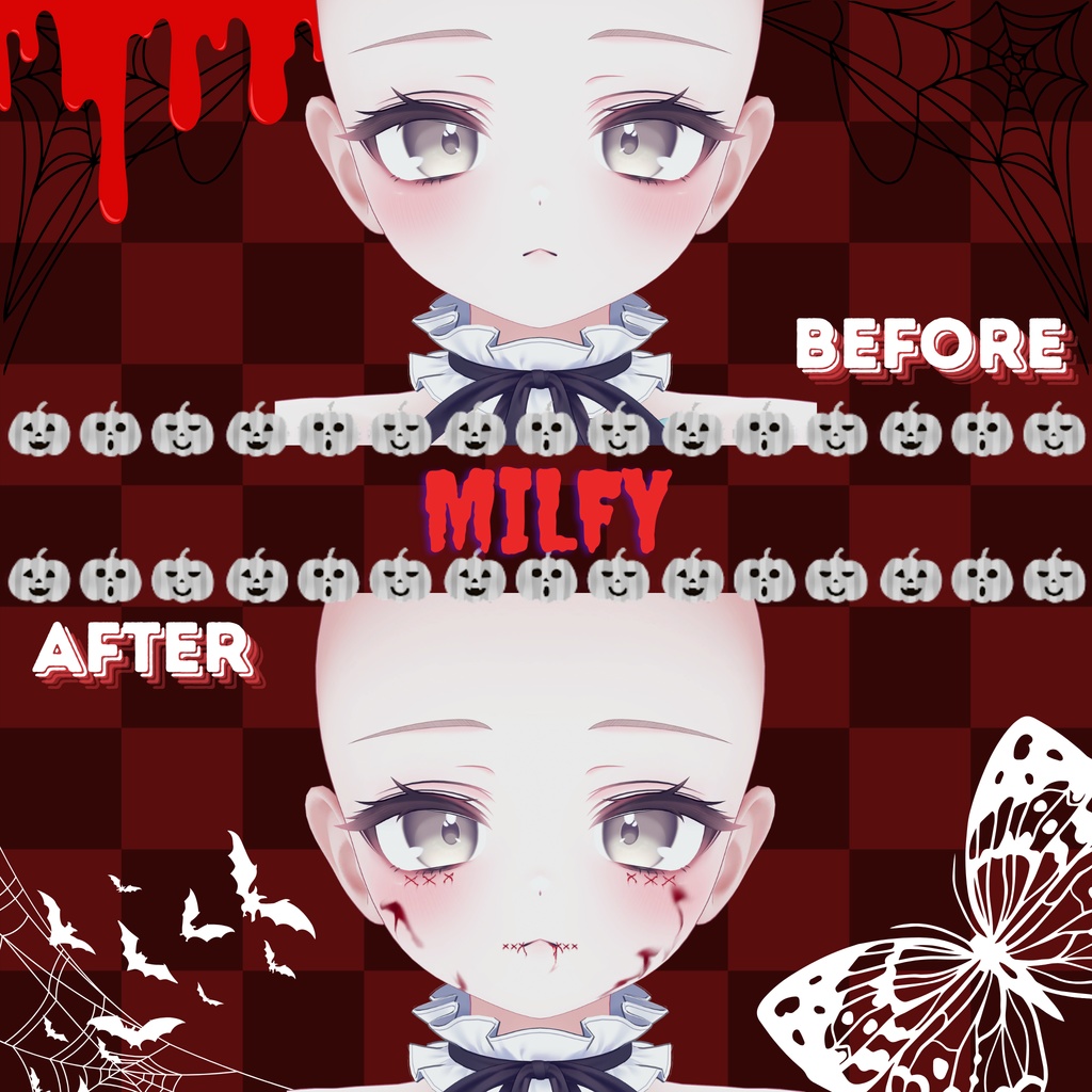 🎃ハロウィンメイク🎃Bloody「 8アバター対応」