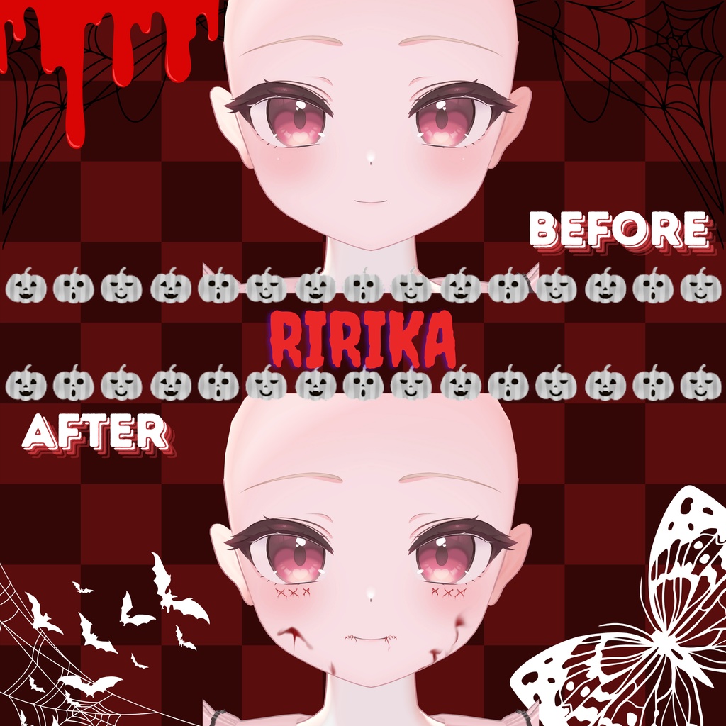 🎃ハロウィンメイク🎃Bloody「 8アバター対応」