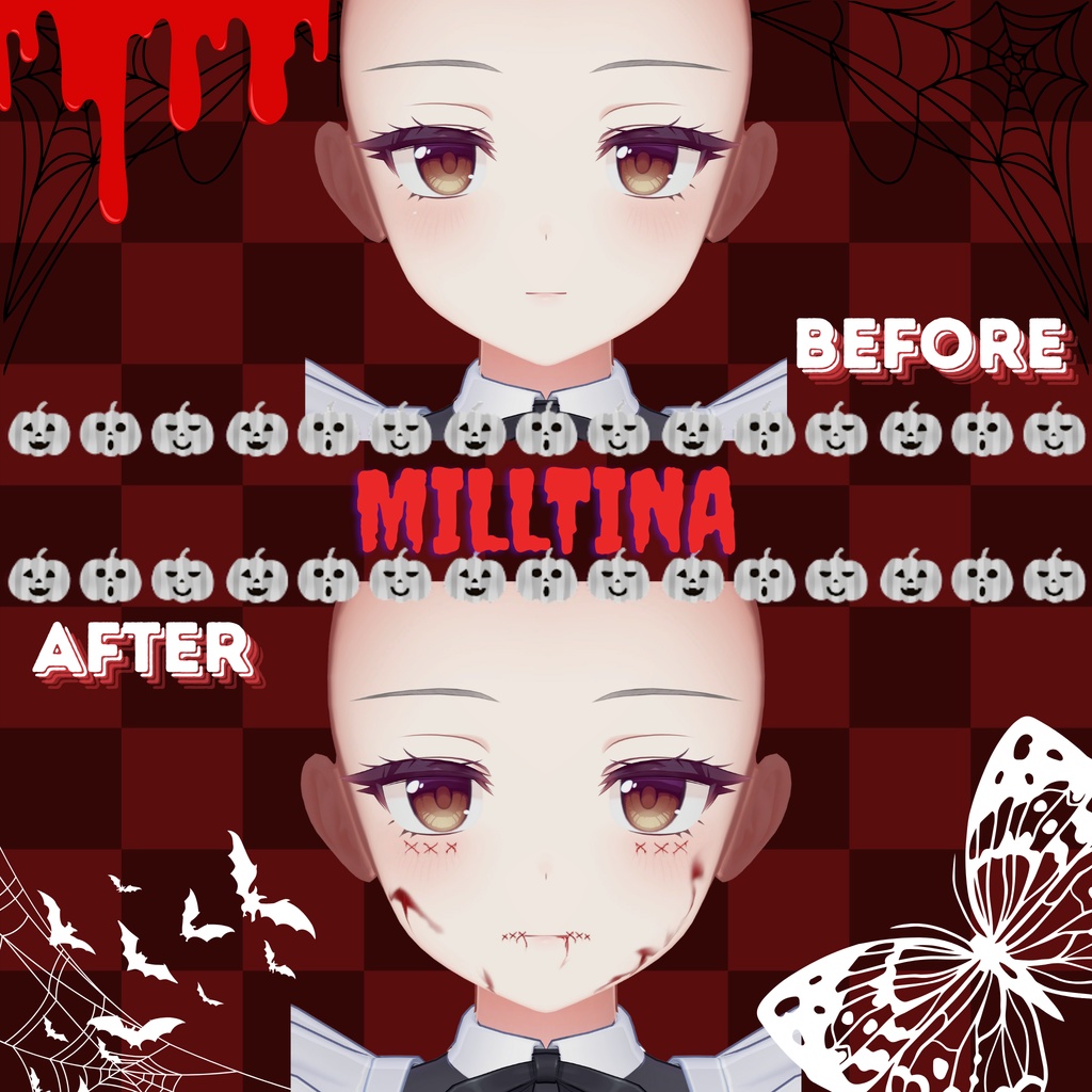 🎃ハロウィンメイク🎃Bloody「 8アバター対応」