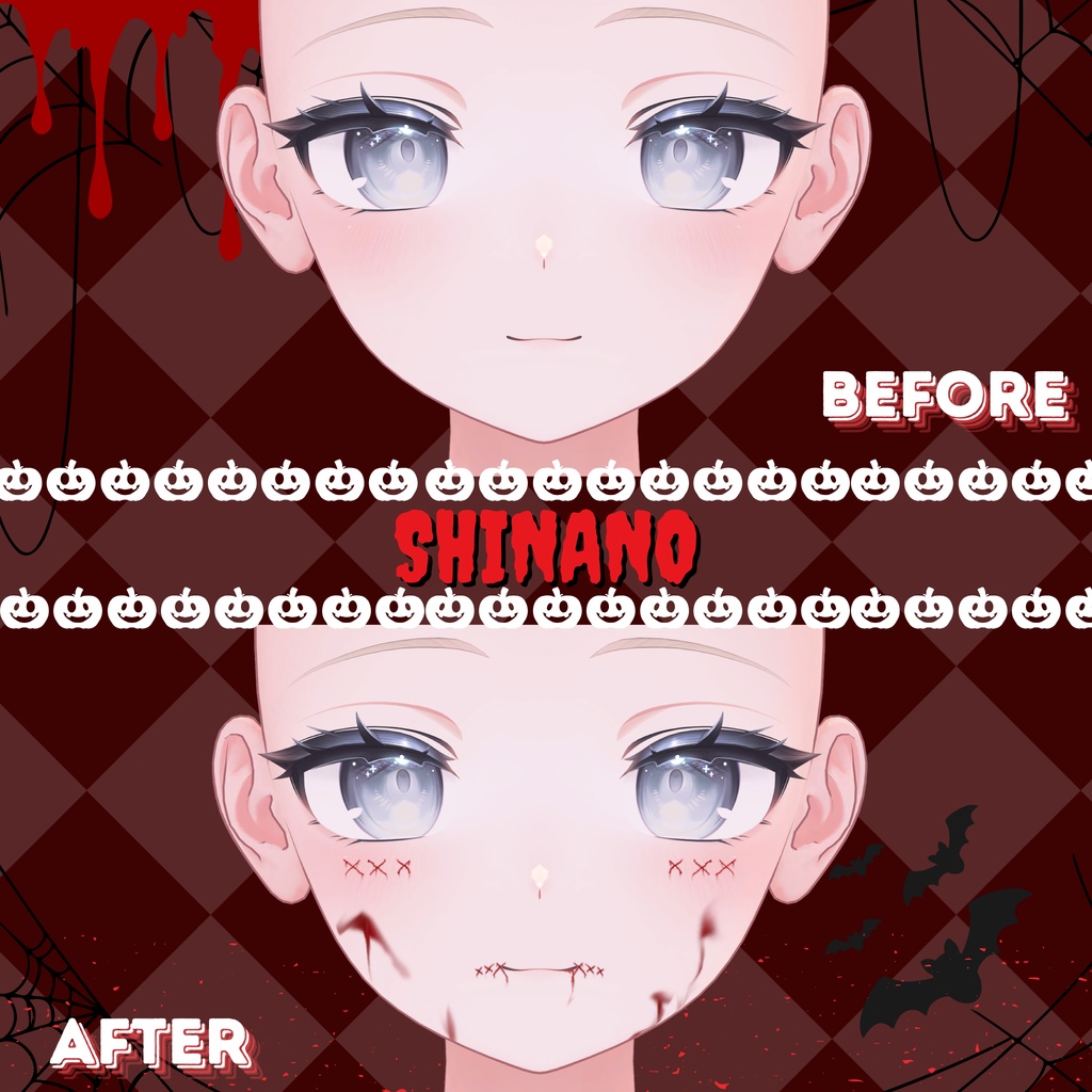 🎃ハロウィンメイク🎃Bloody「 8アバター対応」