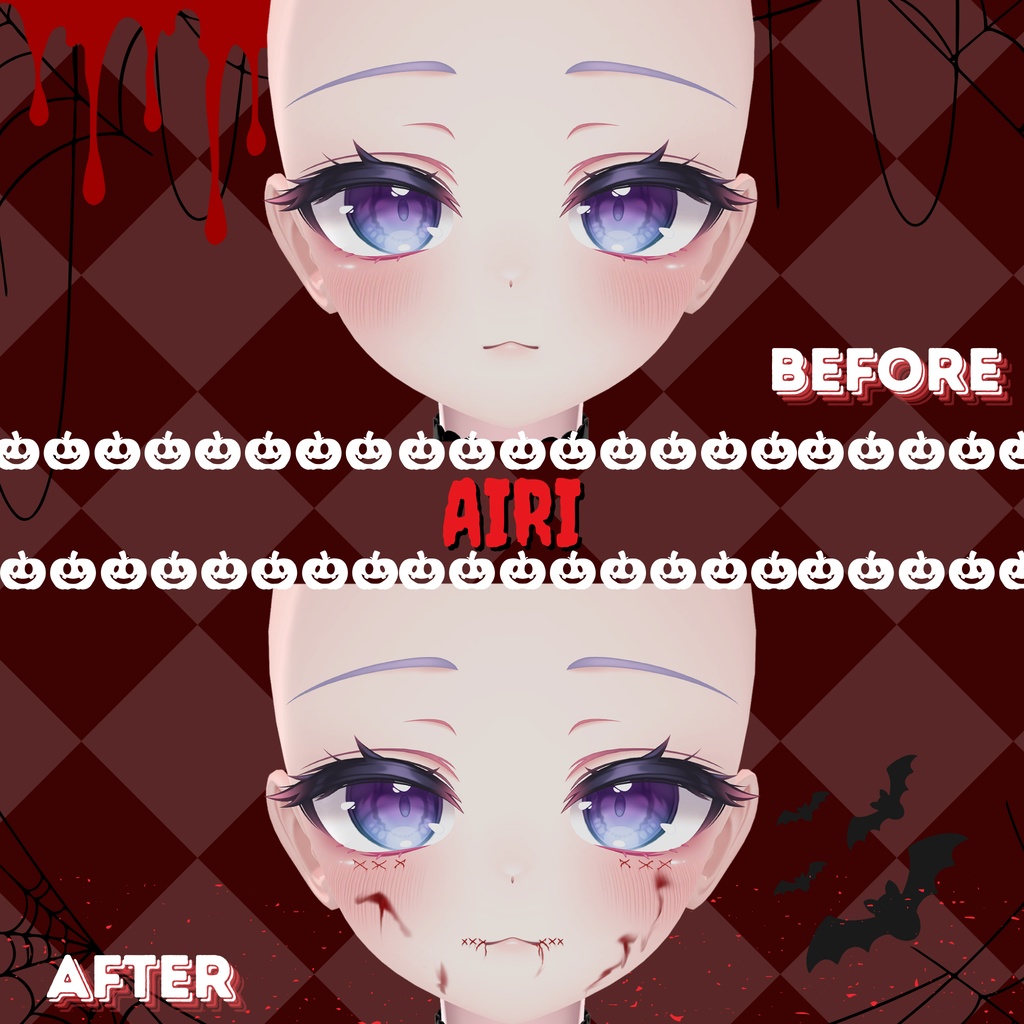 🎃ハロウィンメイク🎃Bloody「 8アバター対応」