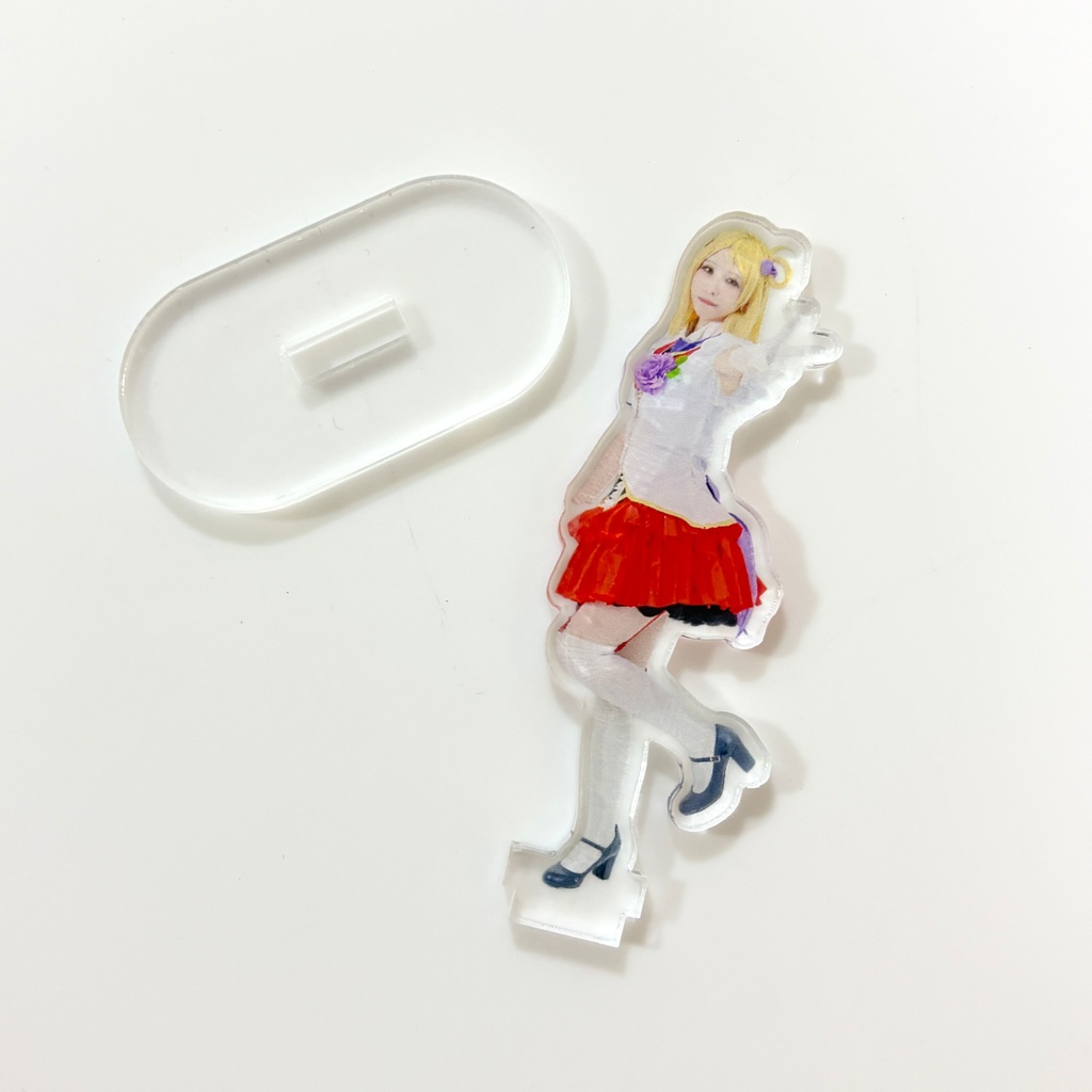 【ミラチケ】小原鞠莉 コスプレ ミニアクリルスタンド 台座付き