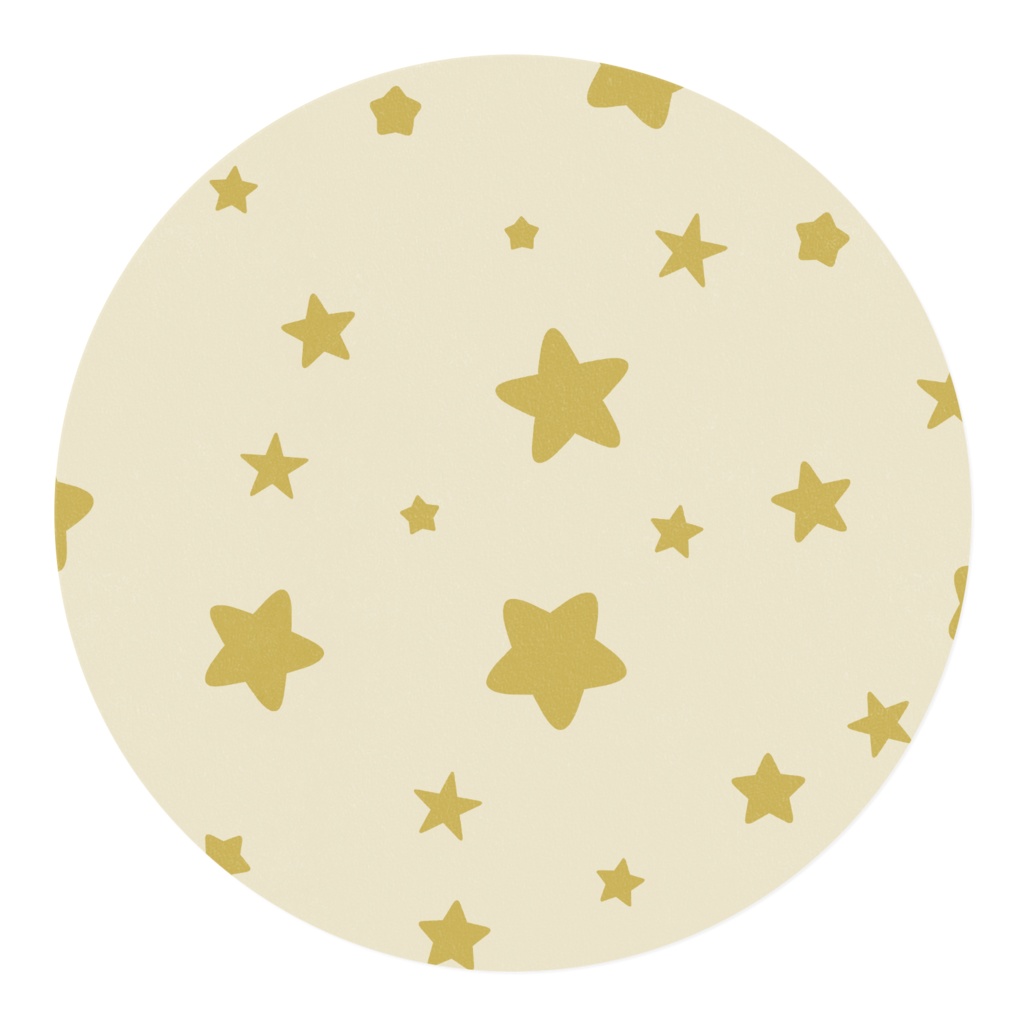 星の模様のマスキングテープ