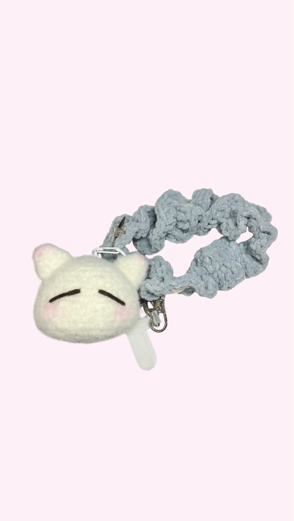 ねこちゃんスマホストラップ