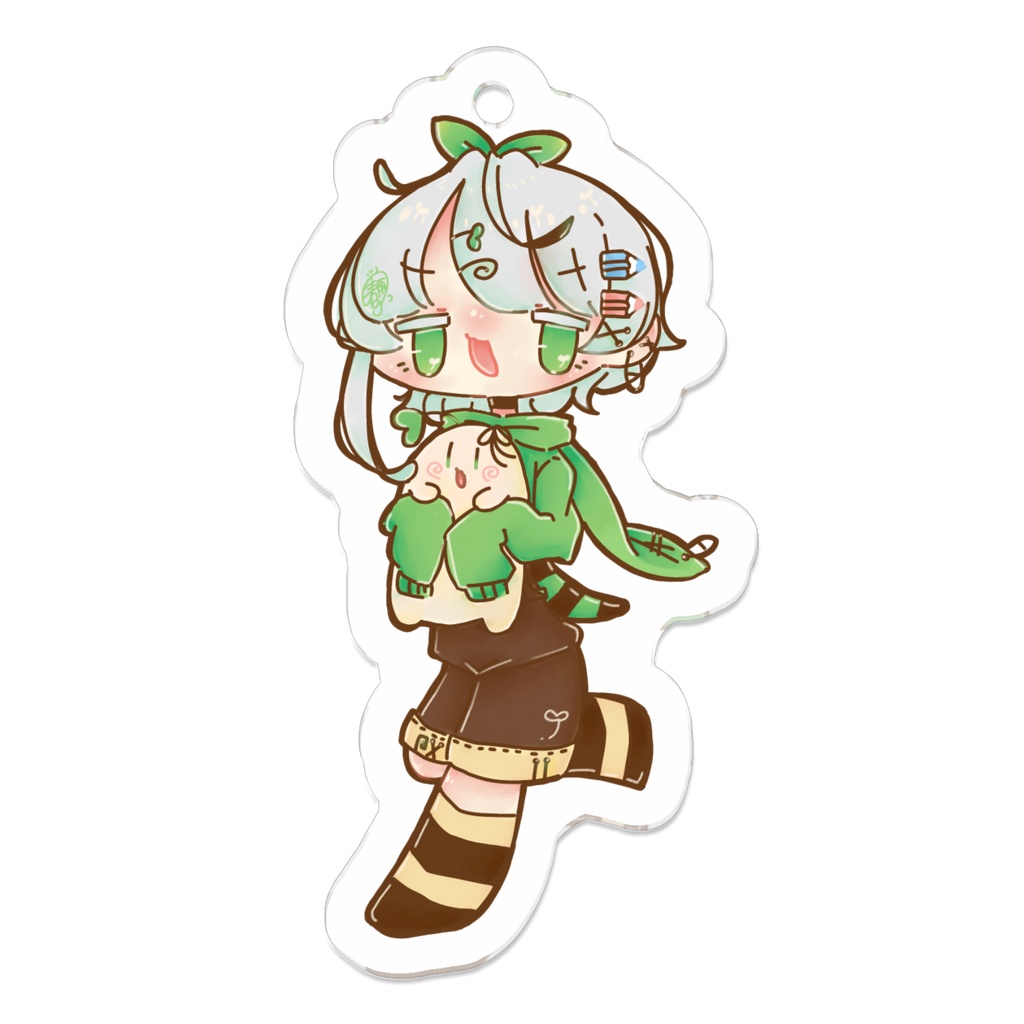 はるさめ。てこてこアクリルキーホルダー🌱‬‪