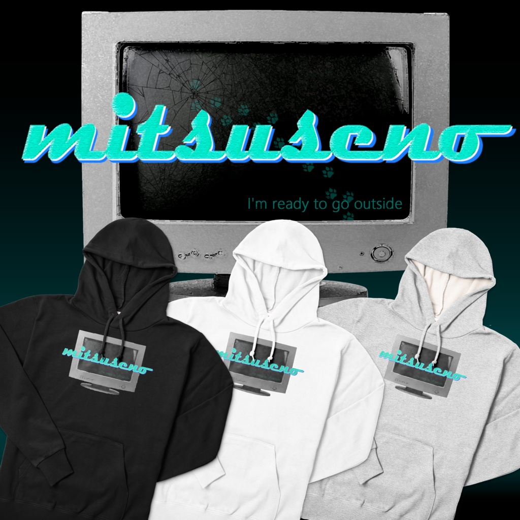 mitsuseno侵攻hoodie