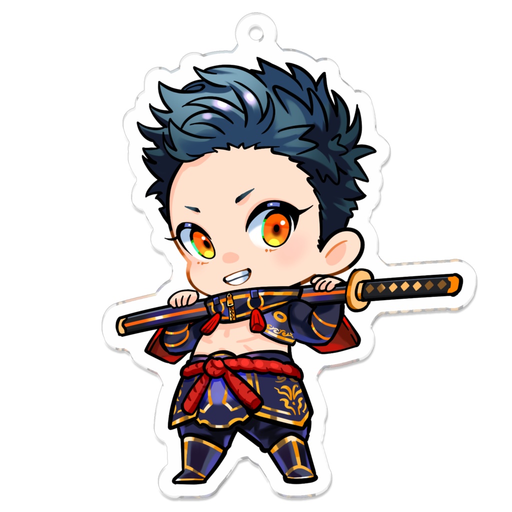 土岐ニンザブロウアクリルキーホルダー(弐)