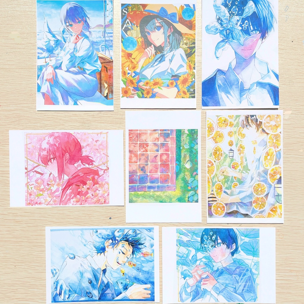 ポストカード単品(8種類)