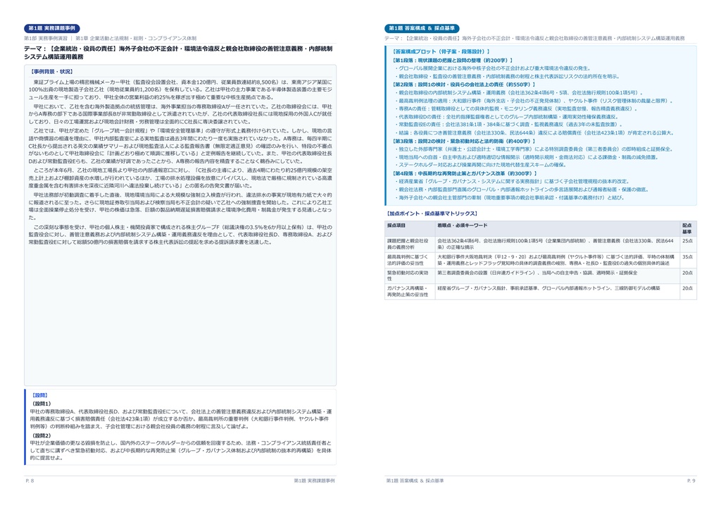 【2026年最新版】ビジネス・キャリア検定試験 企業法務 1級 対策問題集(全20問・詳細解説・要点整理表付き)