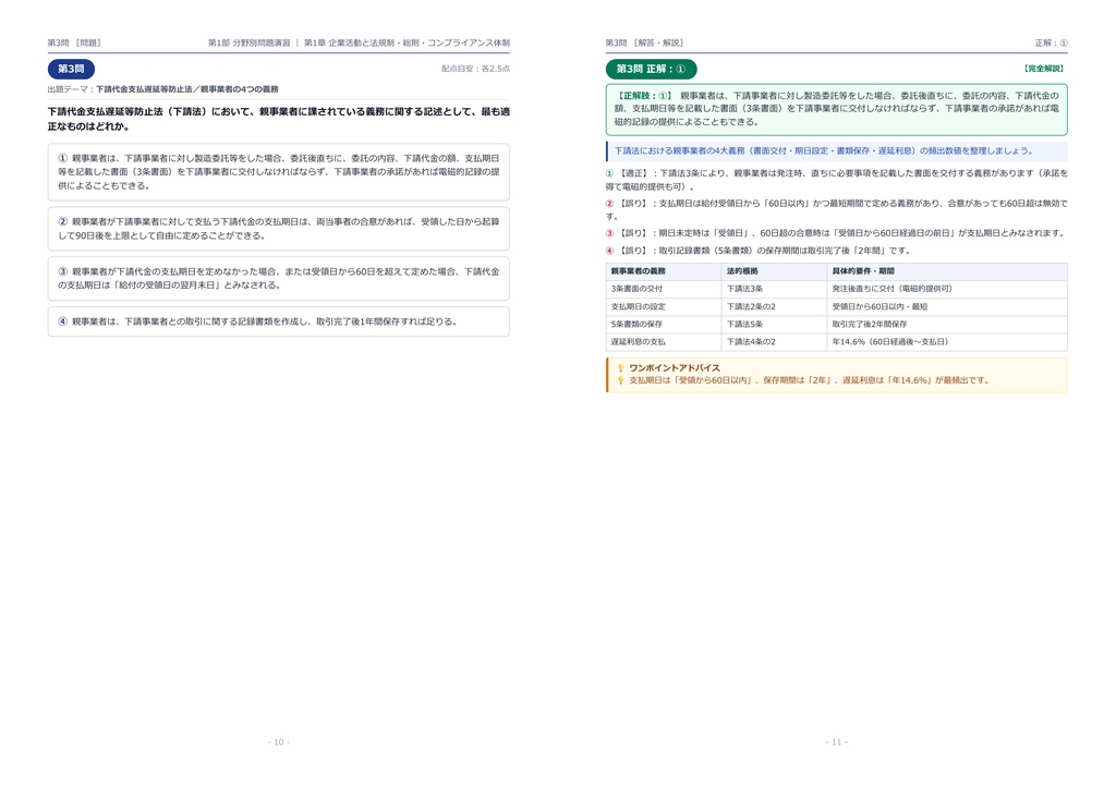 【2026年最新版】ビジネス実務法務検定試験® 2級 対策問題集(全200問・詳細解説・要点整理表付き)
