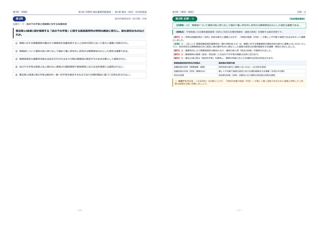 【2026年最新版】裁判所職員総合職 対策問題集(全350問・詳細解説・要点整理表付き)
