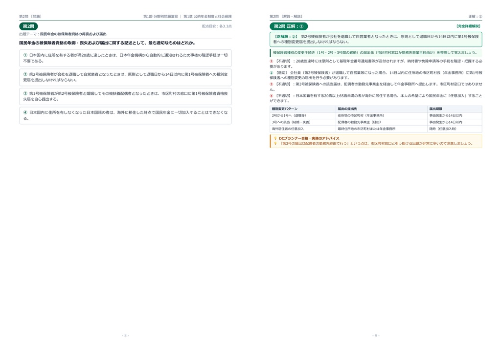 【2026年最新版】DCプランナー認定試験 (金財・日商) 3級 対策問題集(全210問・詳細解説・要点整理表付き)