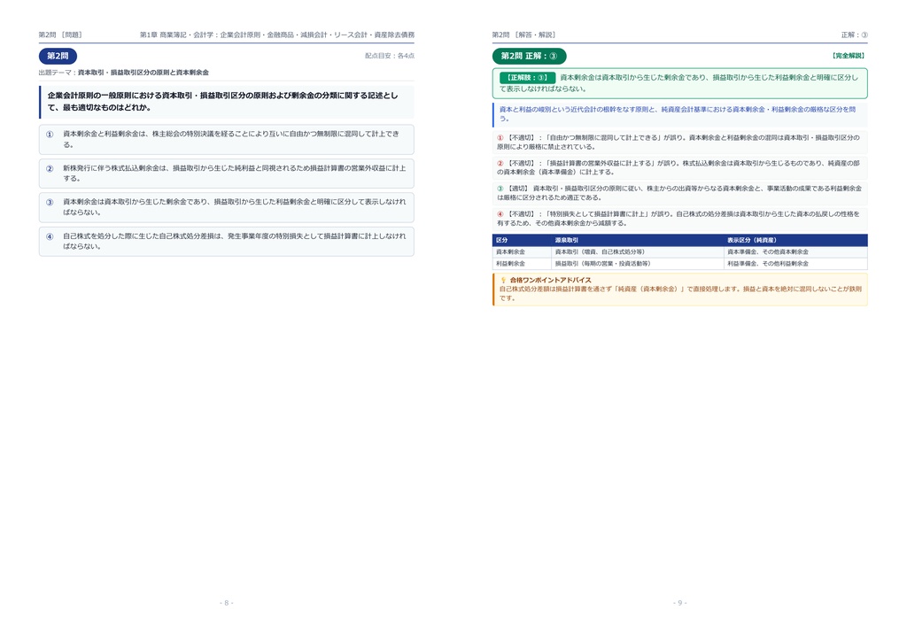 【2026年最新版】日商簿記検定 1級 対策問題集(全250問・詳細解説・要点整理表付き)