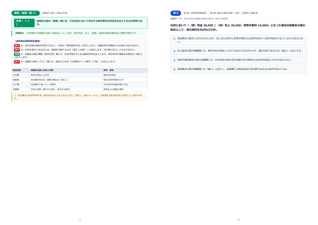 【2026年最新版】日商簿記検定試験 3級 対策問題集(全150問・詳細解説・要点整理表付き)