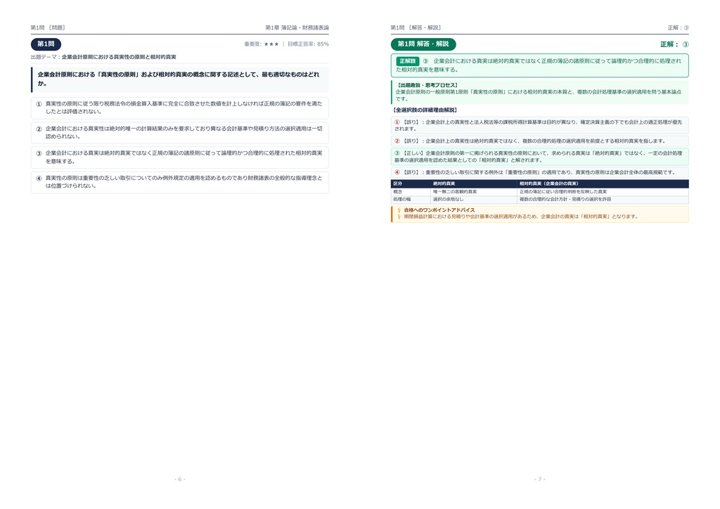 【2026年最新版】税理士 対策問題集(全200問・詳細解説・要点整理表付き)