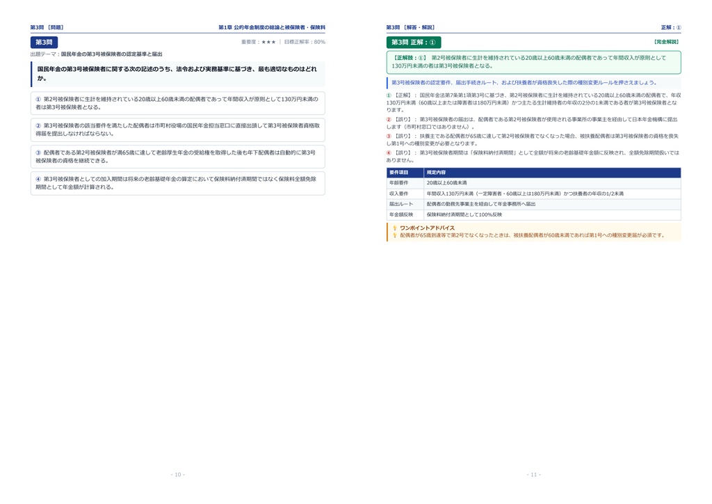 【2026年最新版】年金検定 2級 対策問題集(全280問・詳細解説・要点整理表付き)