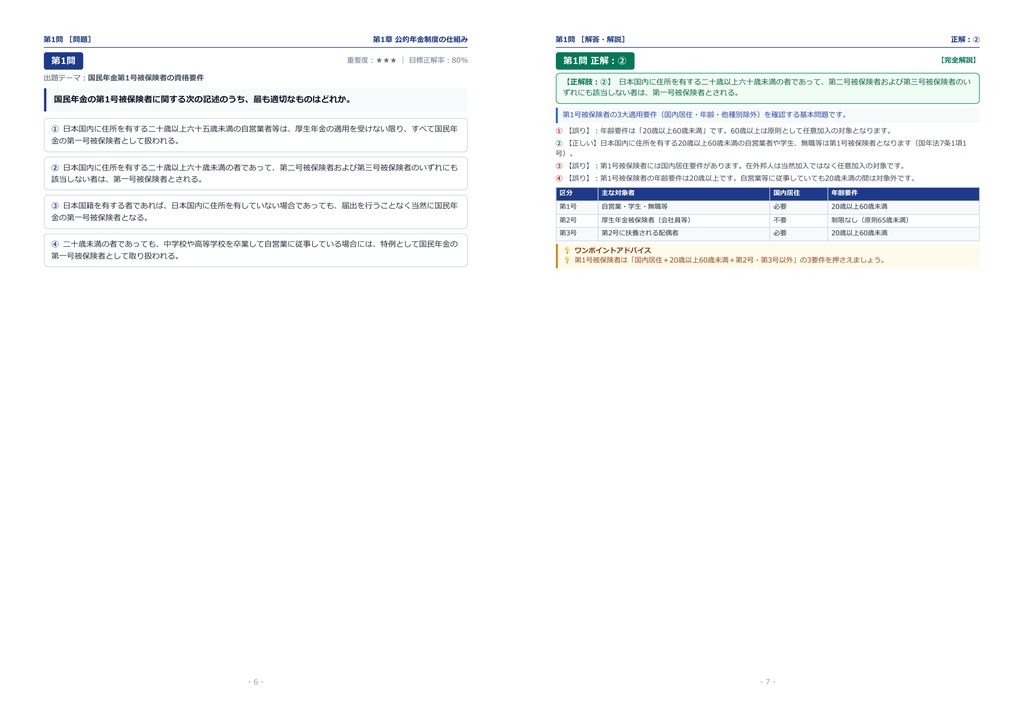 【2026年最新版】年金検定 3級 対策問題集(全210問・詳細解説・要点整理表付き)