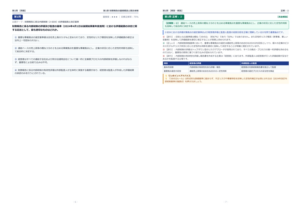 【2026年最新版】財務報告実務検定 1級 対策問題集(全30問・詳細解説・要点整理表付き)
