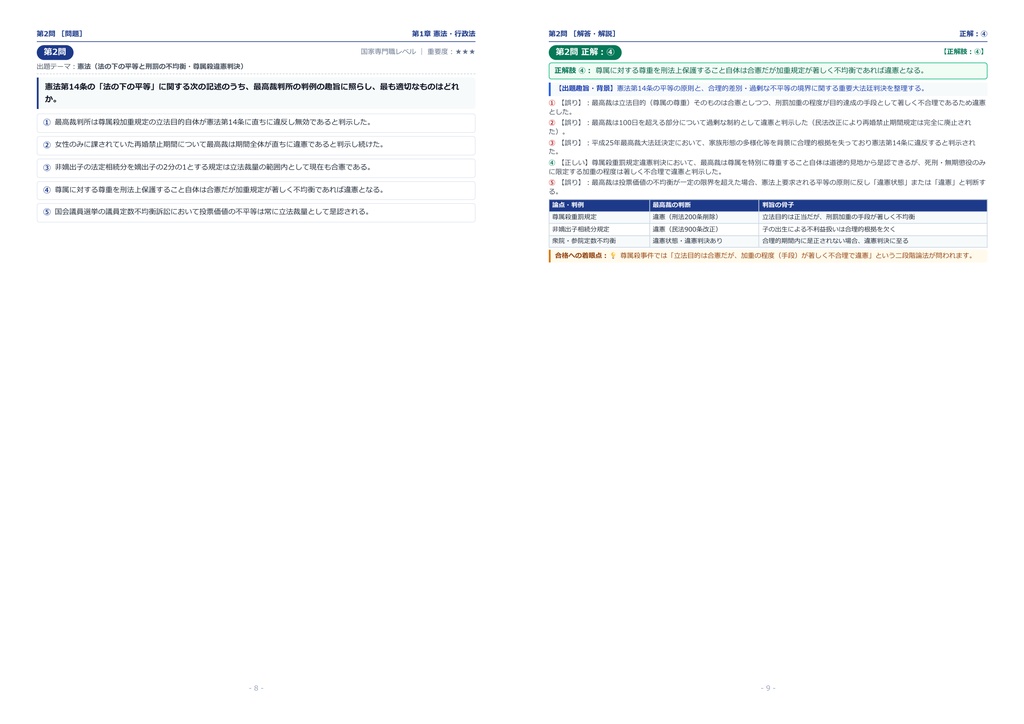 【2026年最新版】財務専門官 対策問題集(全300問・詳細解説・要点整理表付き)