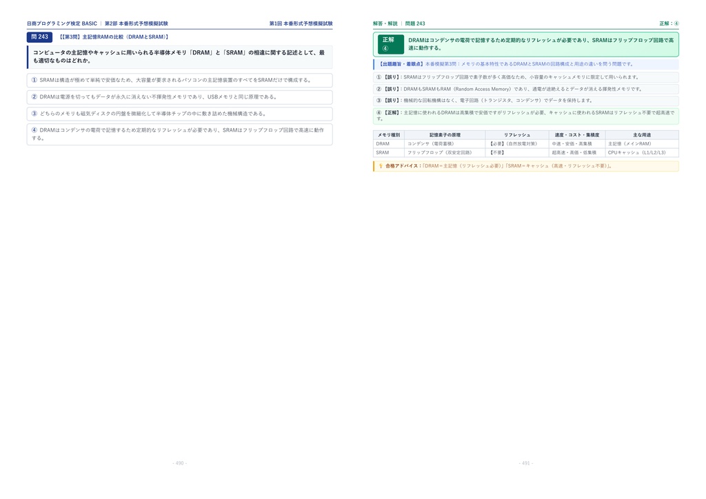【2026年最新版】日商プログラミング検定 BASIC 対策問題集(全280問・詳細解説・要点整理表付き)