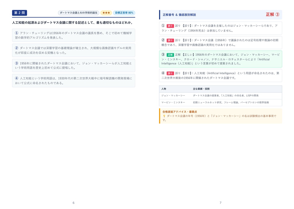 【2026年最新版】AIスキル検定 3級 対策問題集(全210問・詳細解説・要点整理表付き)