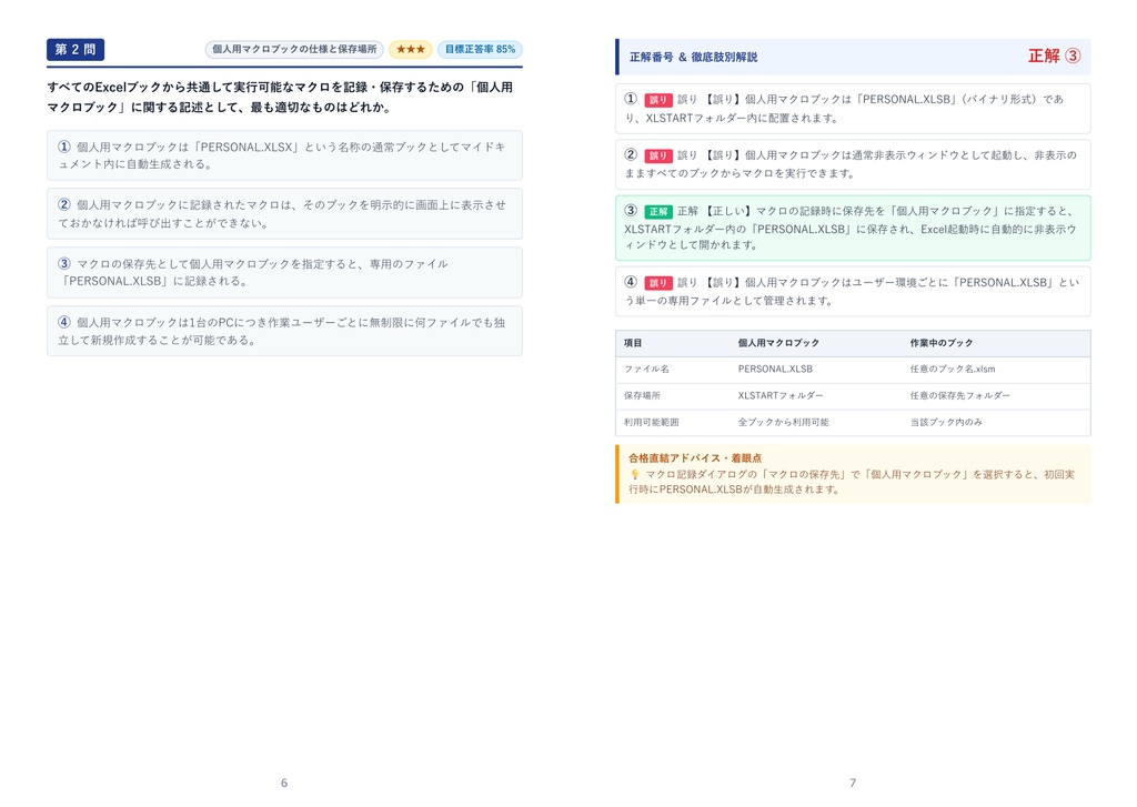 【2026年最新版】MOS Excelエキスパート 対策問題集(全300問・詳細解説・要点整理表付き)