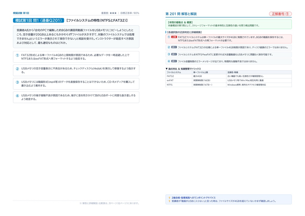 【2026年最新版】パソコンインストラクター資格認定 2級 対策問題集(全280問・詳細解説・要点整理表付き)